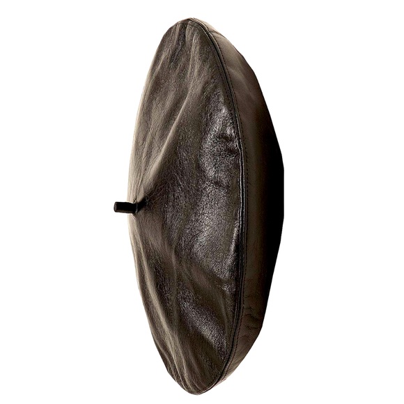 LEATHER BERET - Picture 5 of 5